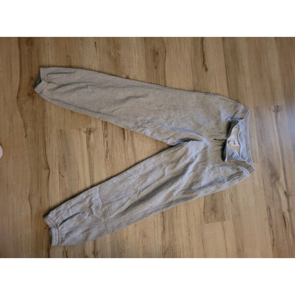 Aerie Gray Zip UP Sweatpants Size Small